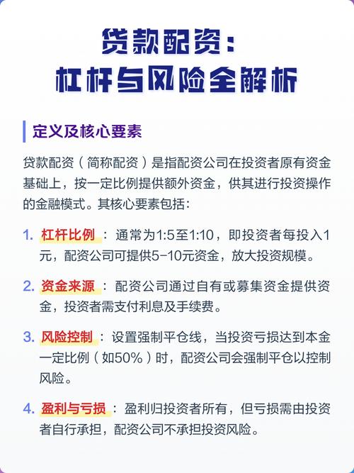 财经投资：配资杠杆原理、风险及操作要点，尤其要控制配资比例