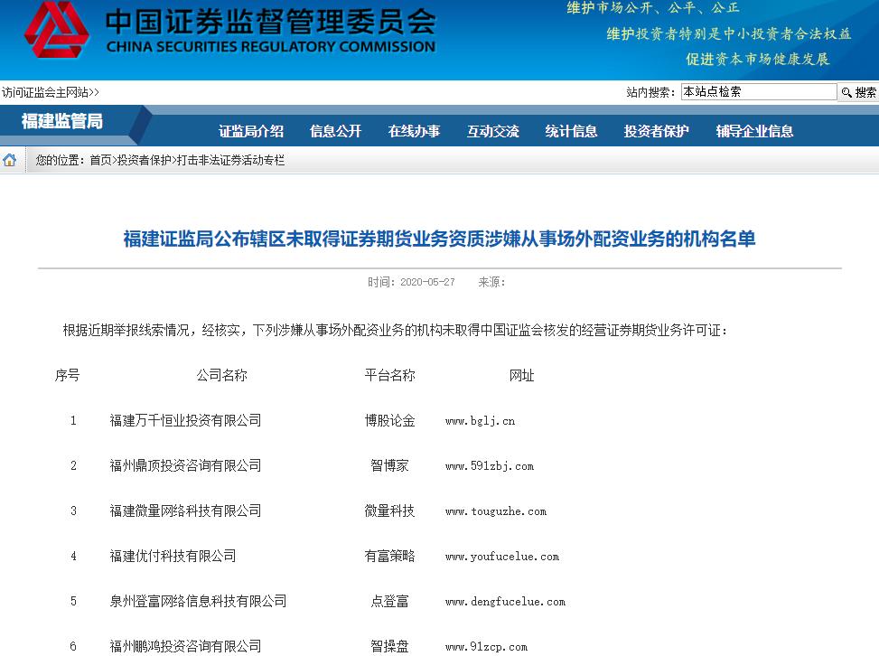 股票配资开户网_场外配资监管整顿_非法配资黑名单曝光